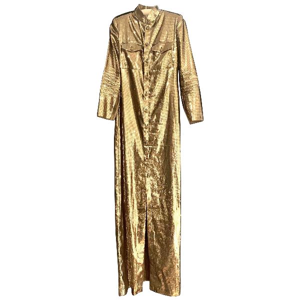 lauren gold dress