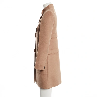 Pre-owned Valentino Camel Wool Coat