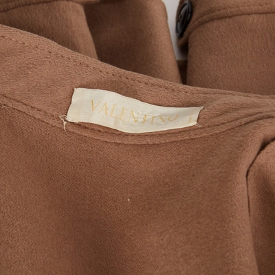 Pre-owned Valentino Camel Wool Coat