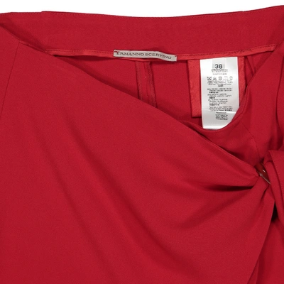 Pre-owned Ermanno Scervino Red Viscose Shorts