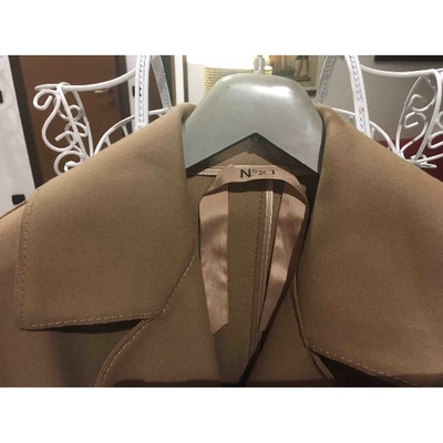 Pre-owned N°21 Camel Wool Coat