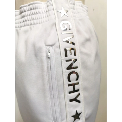 Pre-owned Givenchy Mini Skirt In White