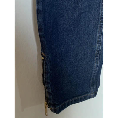 Pre-owned Lanvin Blue Denim - Jeans Jeans