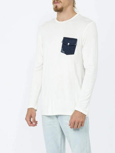 Shop Unitedrivers Denim Pocket Long Sleeved T-shirt