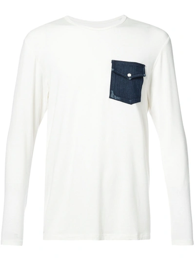 Shop Unitedrivers Denim Pocket Long Sleeved T-shirt