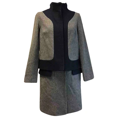 Pre-owned Lela Rose Wool Coat In Multicolour