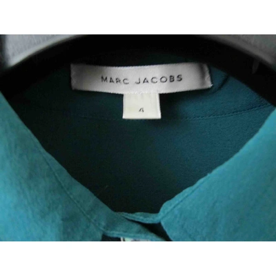 Pre-owned Marc Jacobs Silk Blouse In Green