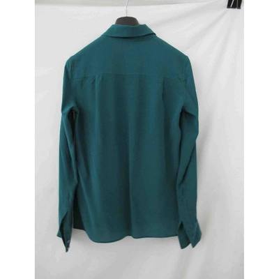 Pre-owned Marc Jacobs Silk Blouse In Green