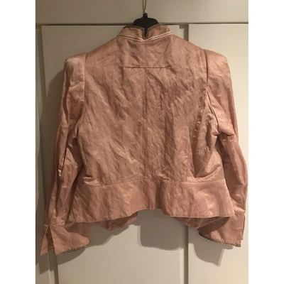 Pre-owned Zadig & Voltaire Spring Summer 2020 Jacket In Pink