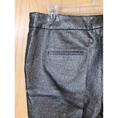 Pre-owned Claudie Pierlot Silver Trousers