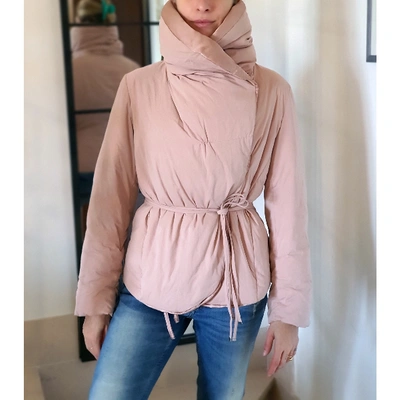 Pre-owned Max Mara Puffer In Pink