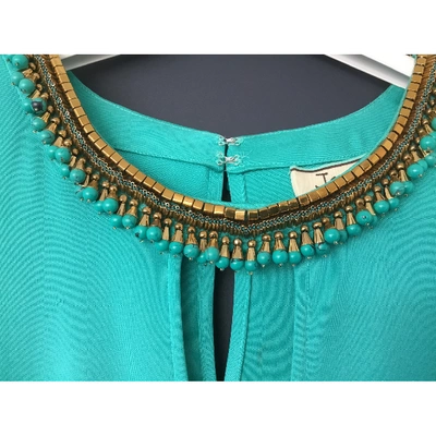 Pre-owned Issa Turquoise Dress