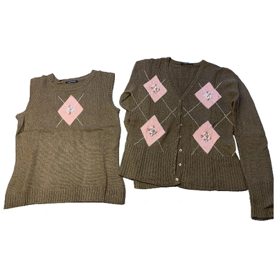Pre-owned Luisa Cerano Brown Wool Knitwear