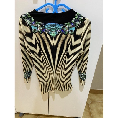 Pre-owned Roberto Cavalli Multicolour Cotton Top