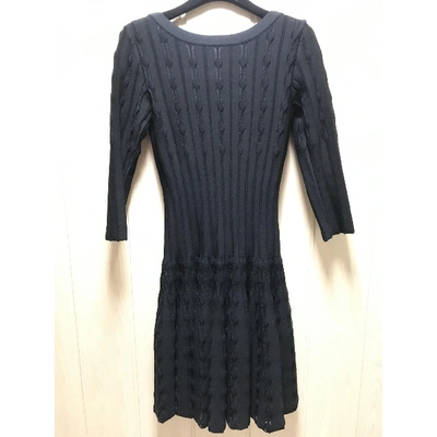 Pre-owned Alaïa Mid-length Dress In Black