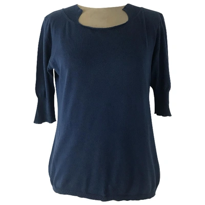 Pre-owned Marni Blue Cotton Top