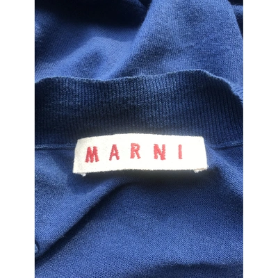 Pre-owned Marni Blue Cotton Top