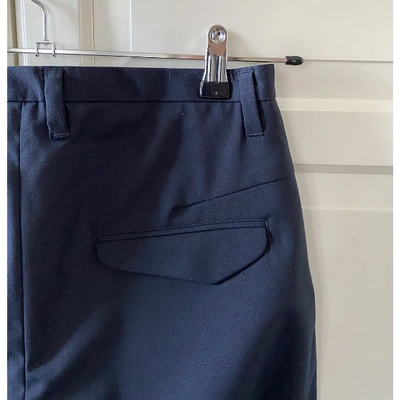 Pre-owned Hope Trousers In Navy