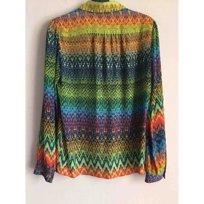 Pre-owned M Missoni Silk Shirt In Multicolour
