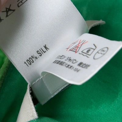 Pre-owned Chloé Green Silk Top