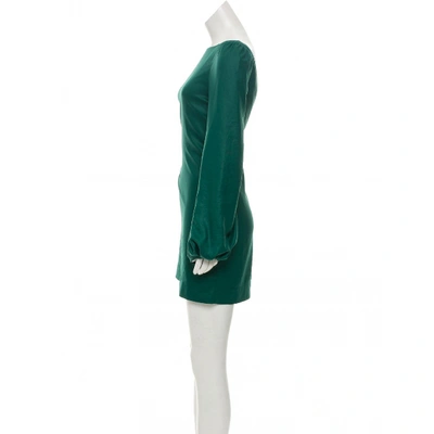 Pre-owned Elizabeth And James Mini Dress In Green