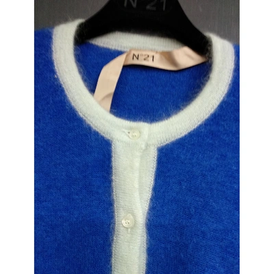 Pre-owned N°21 Wool Cardigan In Blue