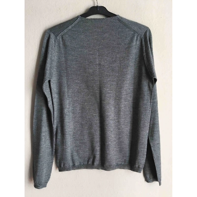 Pre-owned Cruciani Grey Cashmere Knitwear