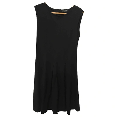 Pre-owned Sand Mid-length Dress In Black