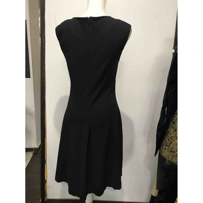 Pre-owned Sand Mid-length Dress In Black