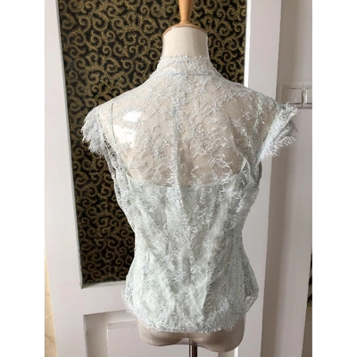 Pre-owned Monique Lhuillier Shirt In Green