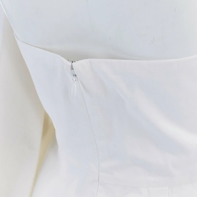 Pre-owned Rosie Assoulin White Cotton Dress