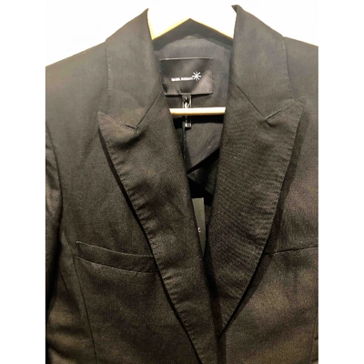 Pre-owned Isabel Marant Linen Blazer In Black