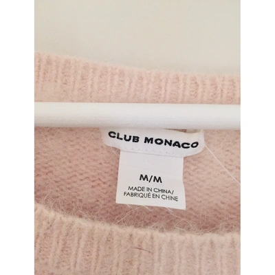 Pre-owned Club Monaco Wool Jumper In Pink