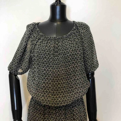 Pre-owned Isabel Marant Grey Silk Dress