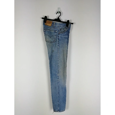 Pre-owned Levi's Straight Jeans In Other