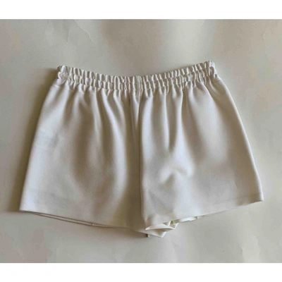 Pre-owned Givenchy White Viscose Shorts