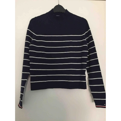 Pre-owned Tommy Hilfiger Jumper In Blue