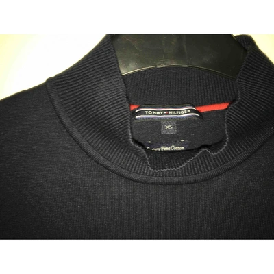 Pre-owned Tommy Hilfiger Jumper In Blue