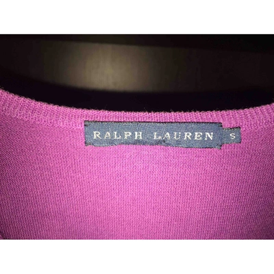 Pre-owned Ralph Lauren Jumper In Purple