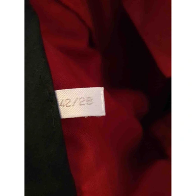 Pre-owned Iceberg Velvet Suit Jacket In Burgundy