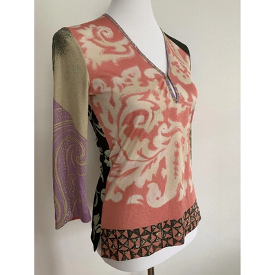 Pre-owned Etro Multicolour Polyester Top
