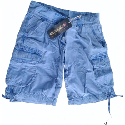 Pre-owned Napapijri Navy Cotton Shorts