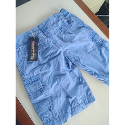 Pre-owned Napapijri Navy Cotton Shorts