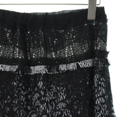 Pre-owned Lanvin Black Cotton Skirt