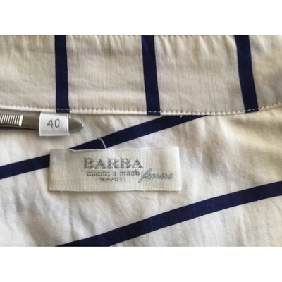 Pre-owned Barba White Cotton Top