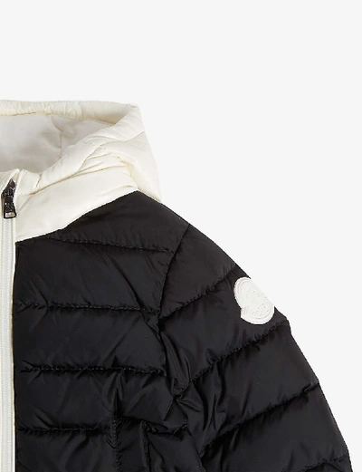 Shop Moncler Lourmarin Puffer Jacket 3-36 Months In Black