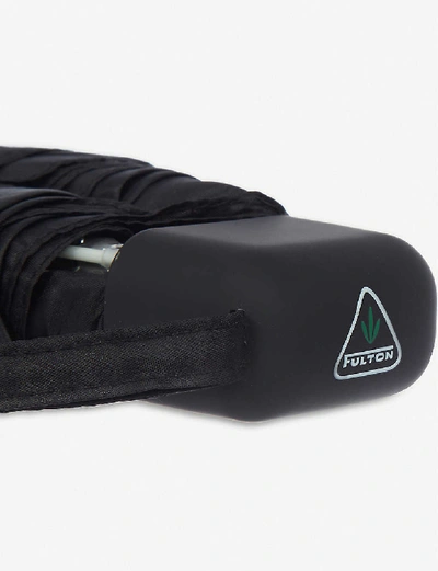 Fulton Womens Black Ultra-lightweight Umbrella In Black