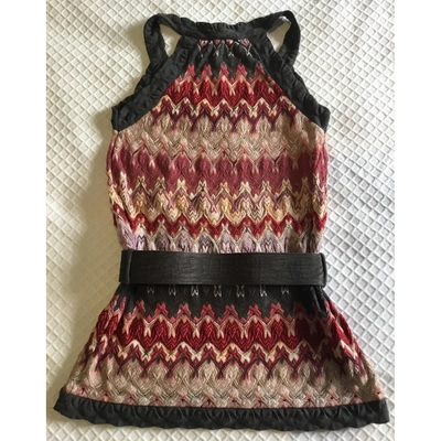 Pre-owned Missoni Top In Pink