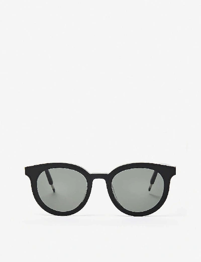 Shop Gentle Monster Seesaw Acetate Sunglasses In Black