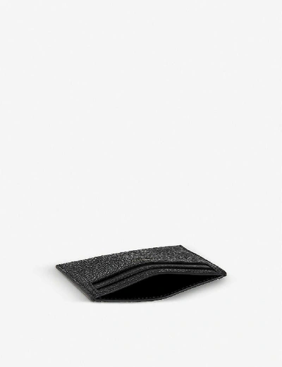 Shop Mulberry Black Grained Leather Card Holder